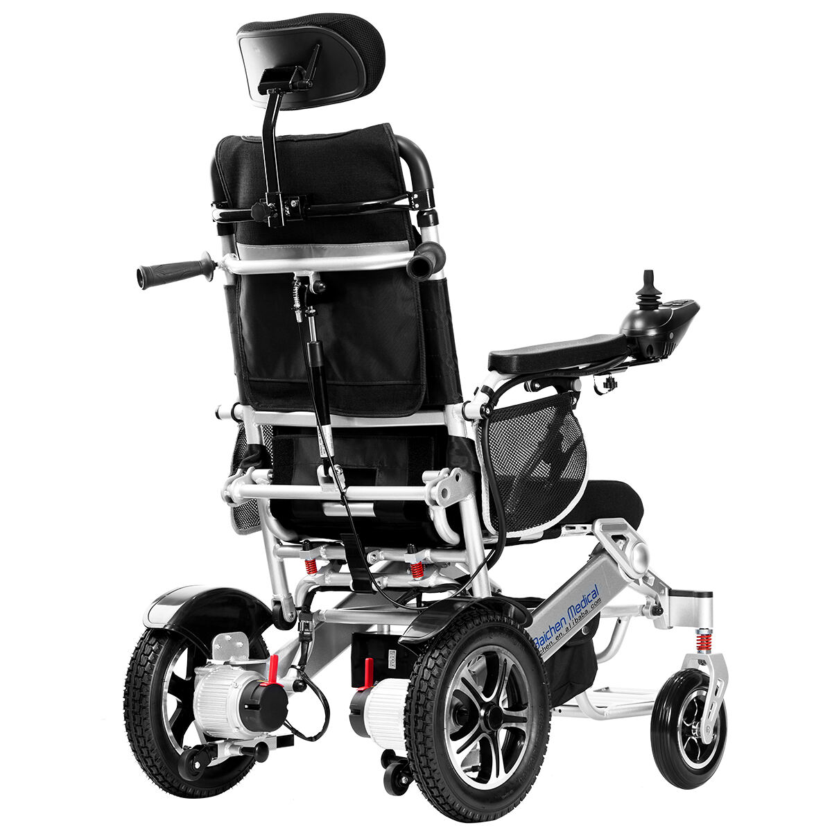 BC-EA9000MR High Backrest Manual Folding Electric Wheelchair for Handicapped