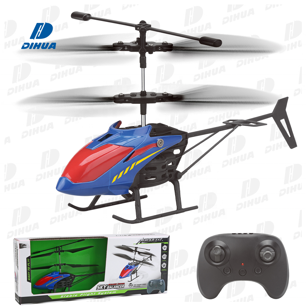 FAST GEARZ - Easy to Operate 2 Channels Remote Control Helicopter with Built-In Gyroscope Super Stable Flying RC Toy for Kids