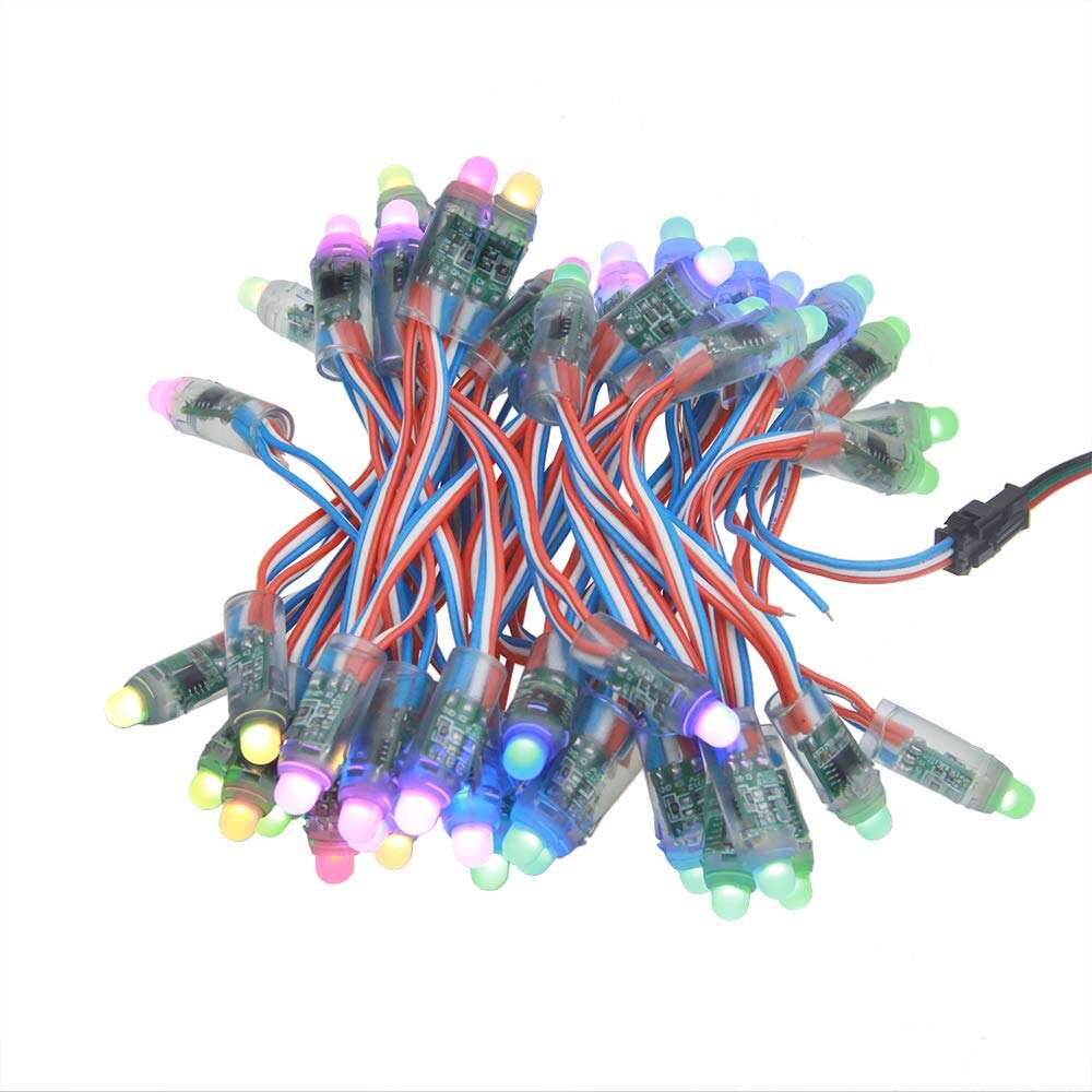 120V /220v Round 2 - Wires LED Rope Connectable Waterproof LED String Lights factory