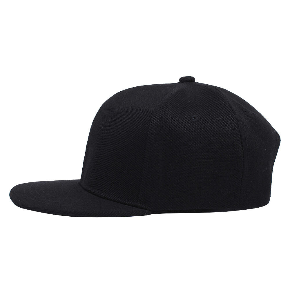 Flat brimmed hip hop hat