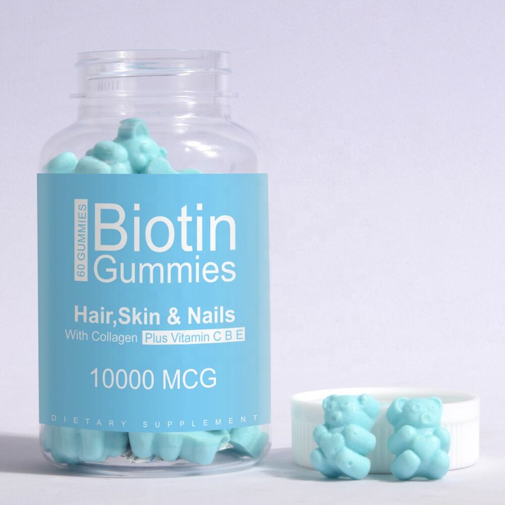 OEM Fast Shipping 100% Natural Biotin Collagen vitamins Gummies bear for skin whitening Skin care Hair And Nail supplier