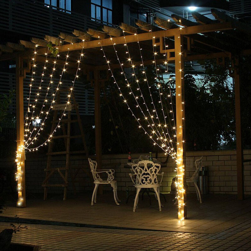 Battery Operated 3M Snowflake LED String Lights for New Year Christmas Garland Decorations factory