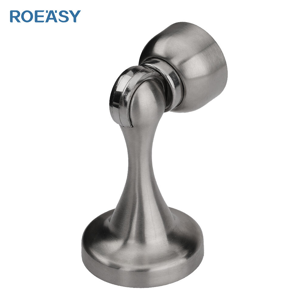 Roeasy 800SS automatic wood door holder stop stainless steel 201 material magnetic door stopper