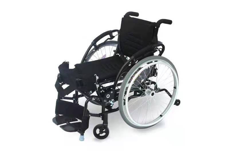 medical rehabilitation standing wheelchair for disabled manual standing elevated wheelchair stand up wheelchair manual-BZ-TH01 supplier