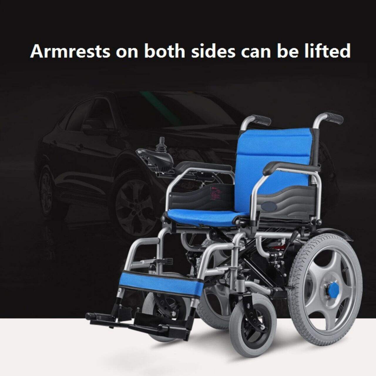 KSM-501 18inch Good Quality Lightweight Prices Foldable Batteries Brands Folding Best Amazon Electric Wheelchairs For Adults factory