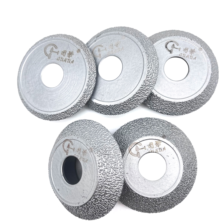 GuHua Best Selling Power Tool Accessories Hardware Tool Stone Vacuum Brazed Diamond Grinding Wheel Profile Wheel manufacture