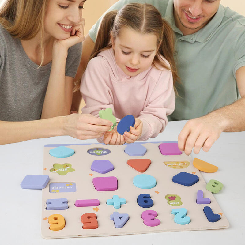 Wholesale Children's Shape Cognition Match Wooden 3d Puzzles Montessori Preschool Educational Learning Toys For Kids Boys Girls manufacture