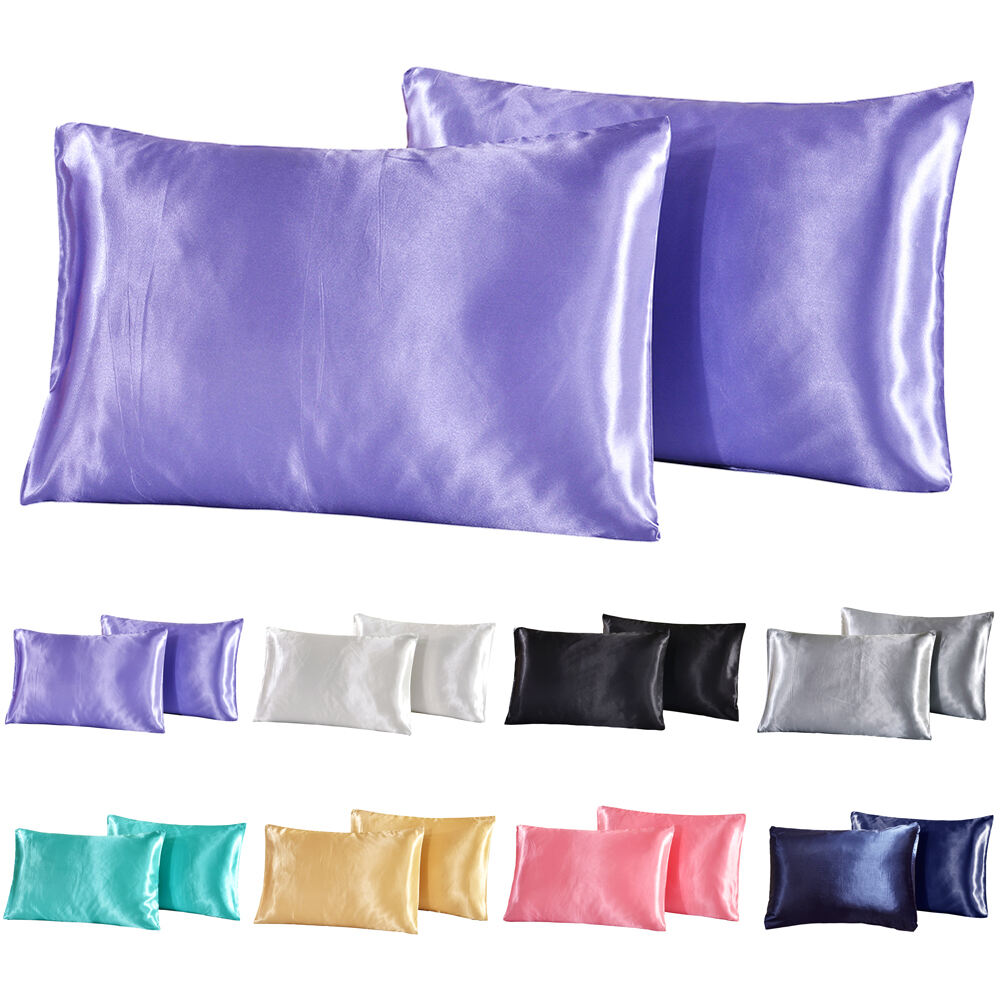 Satin Pillow case for hair and skin 2 piece factory