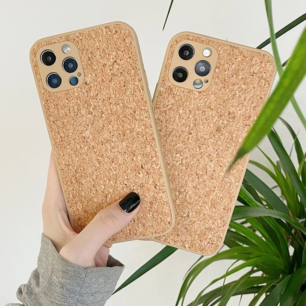 Laudtec Shockproof Wooden Bamboo Cell Phone Back Cover Wood Phone Case For IPhone 13 Max details