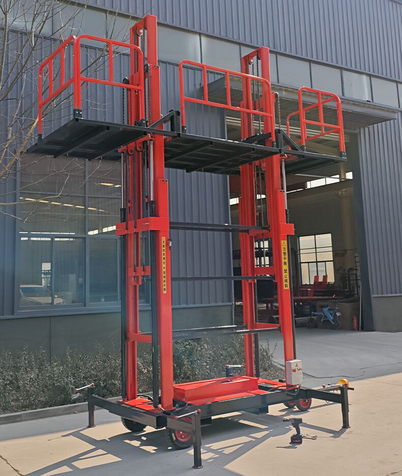 adjustable portable liftable-6m mobile electric lifting scaffolding scaffold accessories scaffolding for construction factory