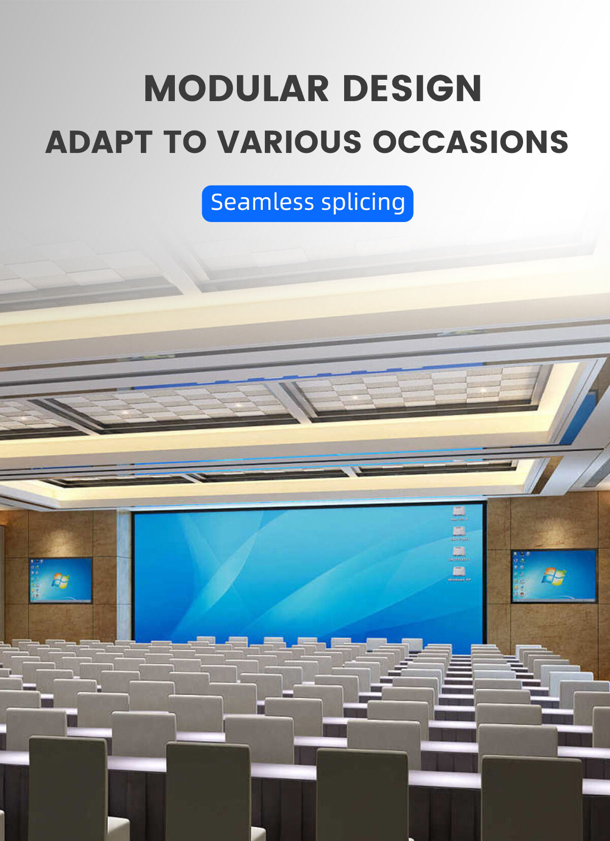 Factory customized led screen indoor P3 full color hd indoor led screen wall screen indoor factory