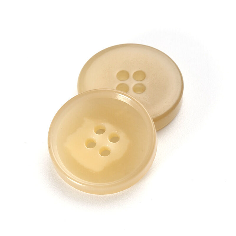 Custom eco friendly 4 holes recycled plastic suit urea button for suit