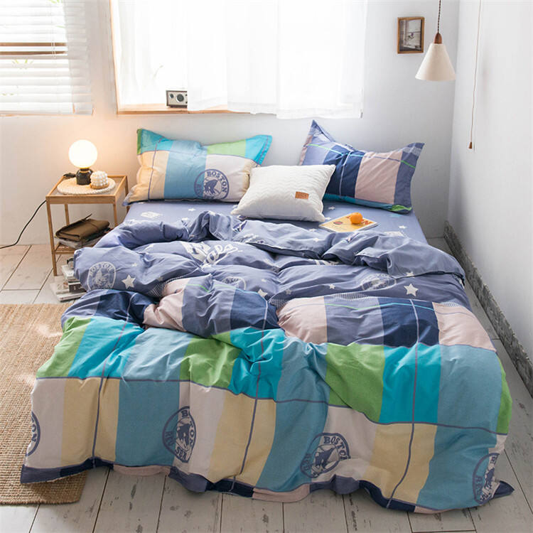 Queen size Home textile 100% cotton home bed sheets manufacture