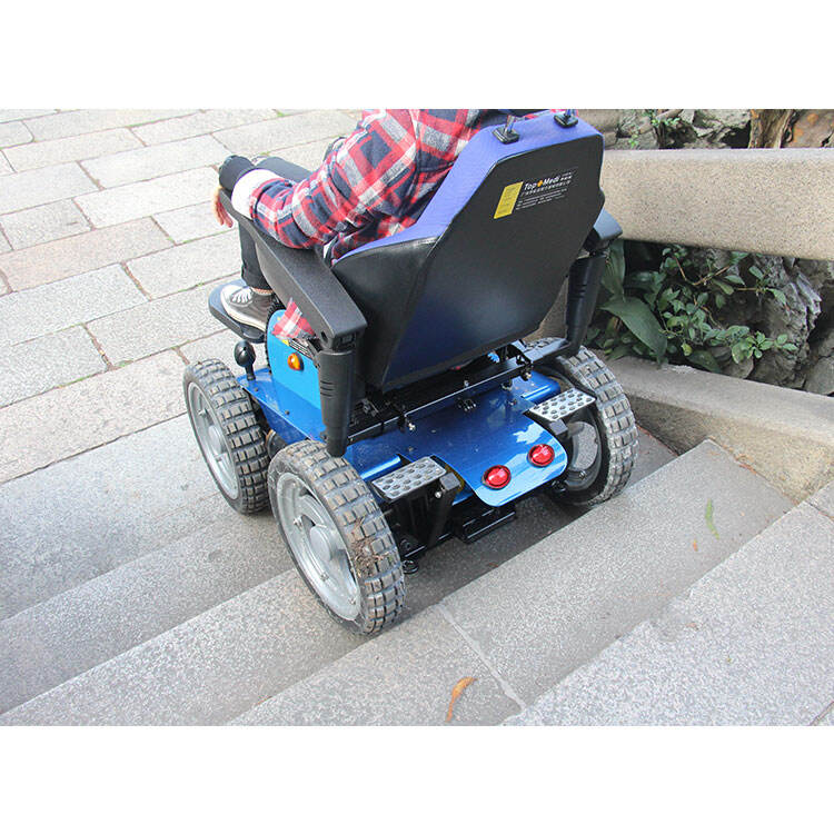 Strong capacity with electromagnetic brake seat size optional electric wheelchair conquer a variety of terrain 1350W*2  -BZ-O01 supplier