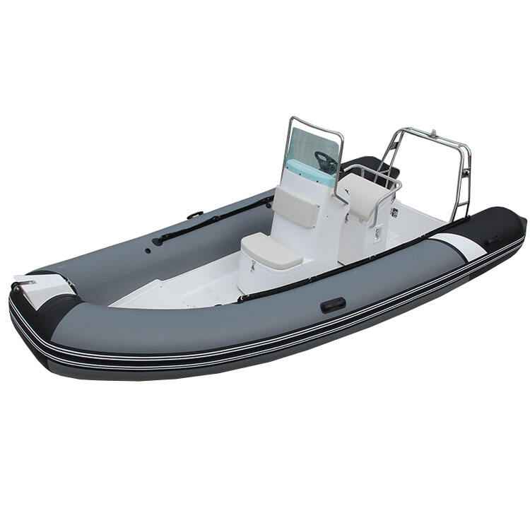 High-end fiberglass hull boat  tube inflatable boat  fishing boats inflatable RIB-340C manufacture