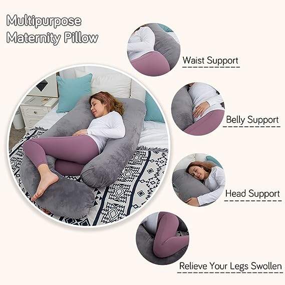 Pregnancy Pillows for Sleeping Maternity Pillow for Pregnant Women U Shaped Side Sleeper Pregnancy Pillow 59'' Full Pregnant manufacture