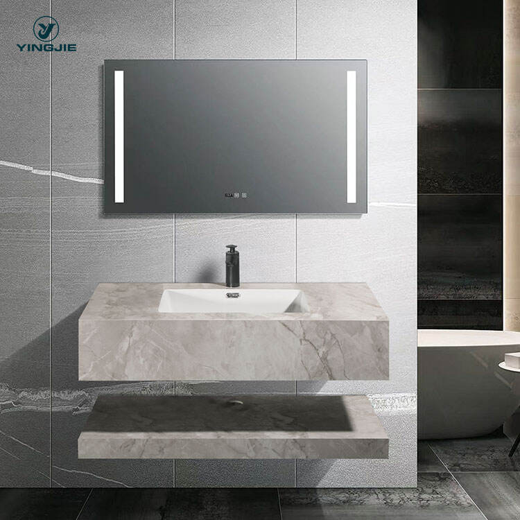 high quality sanitary ware wall hung double Sintered Stone basin supplier