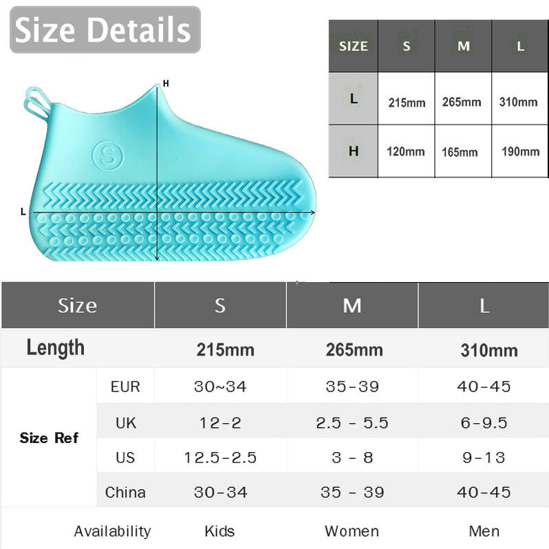 Eco-Friendly Reusable Non Slip Waterproof Shoe Covers with Suction Cup supplier