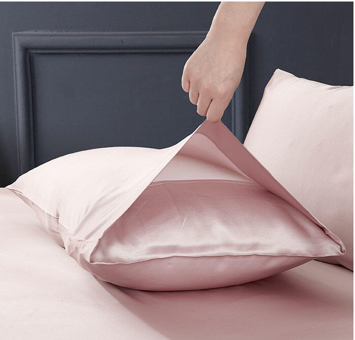 100% Satin Polyester Pillow Case Gift Box For Silk Pillowcase 19mm Silk Pure Pillowcase supplier