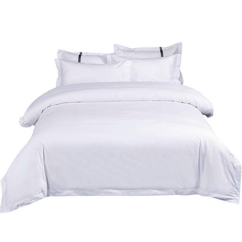 100 cotton 300tc jacquard white hotel bedding duvet cover set