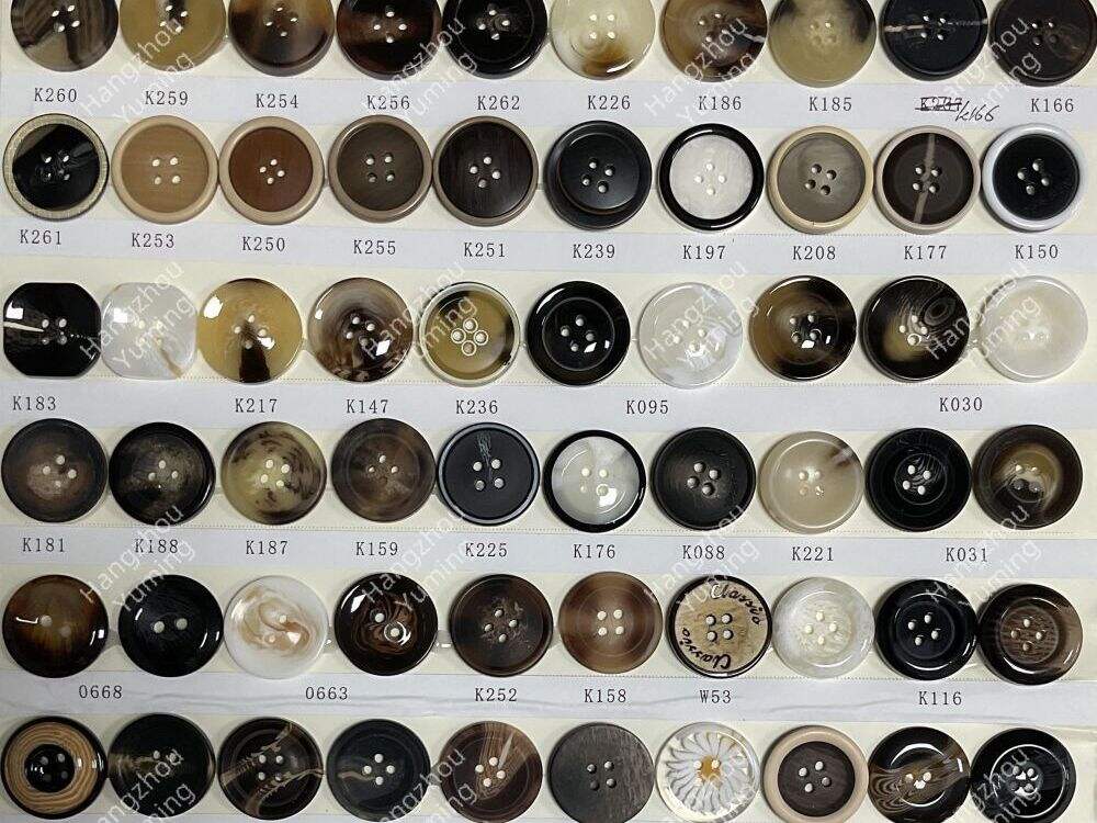 Resin button catalog