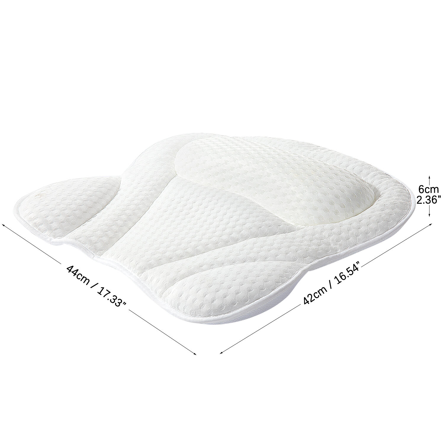 4D Air Mesh Thick Soft Bathtub Pillow Back Neck Support Pillow, Spa Cushion for Tub Relaxing Headrest Bath Pillow manufacture