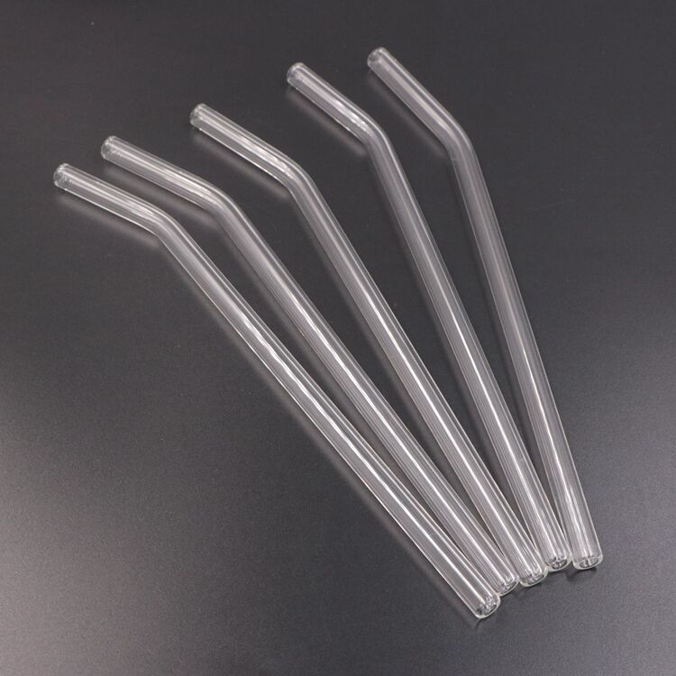 Borosilicate Reusable Halloween Holiday  Glass Straws With Design In Bulk Charm Handblow Drinking Straws manufacture