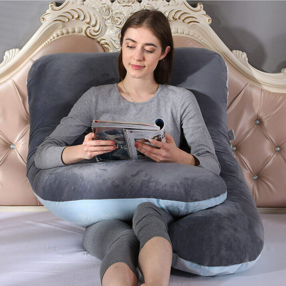 Maternity Breastfeeding Pillow Cotton Women Pregnancy Nursing Sleeping Body Boyfriend Pillow supplier