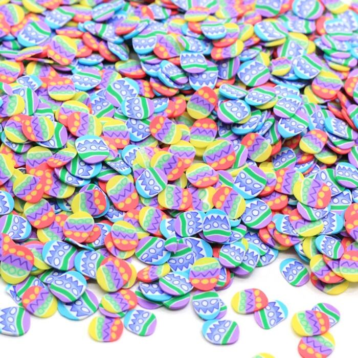 High-quality Easter Polymer Clay shape Easter eggs Mix Clay Slices Sprinkle for Slime Craft Resin Crafts and DIY Craft supplier