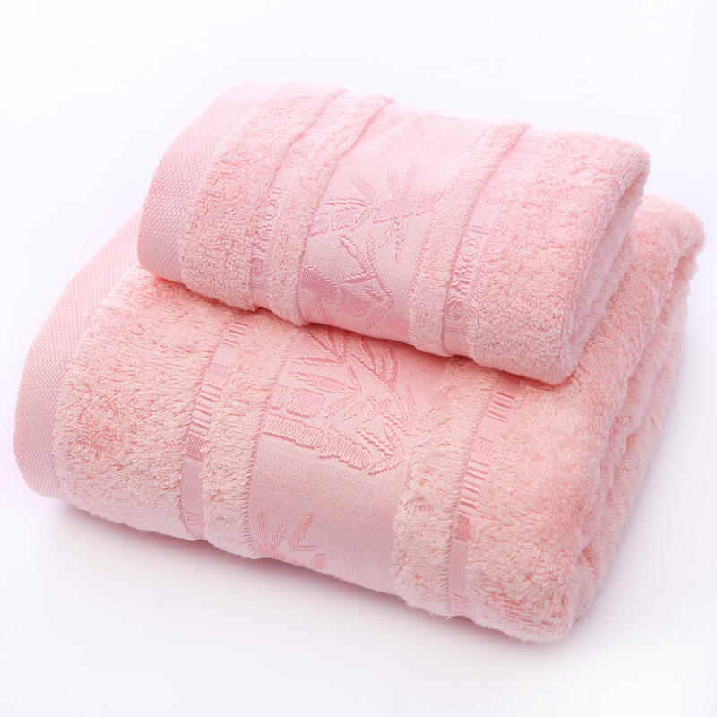 Wholesale organic bamboo fiber towels or custom towels logo embroidery durable absorbent soft towels supplier