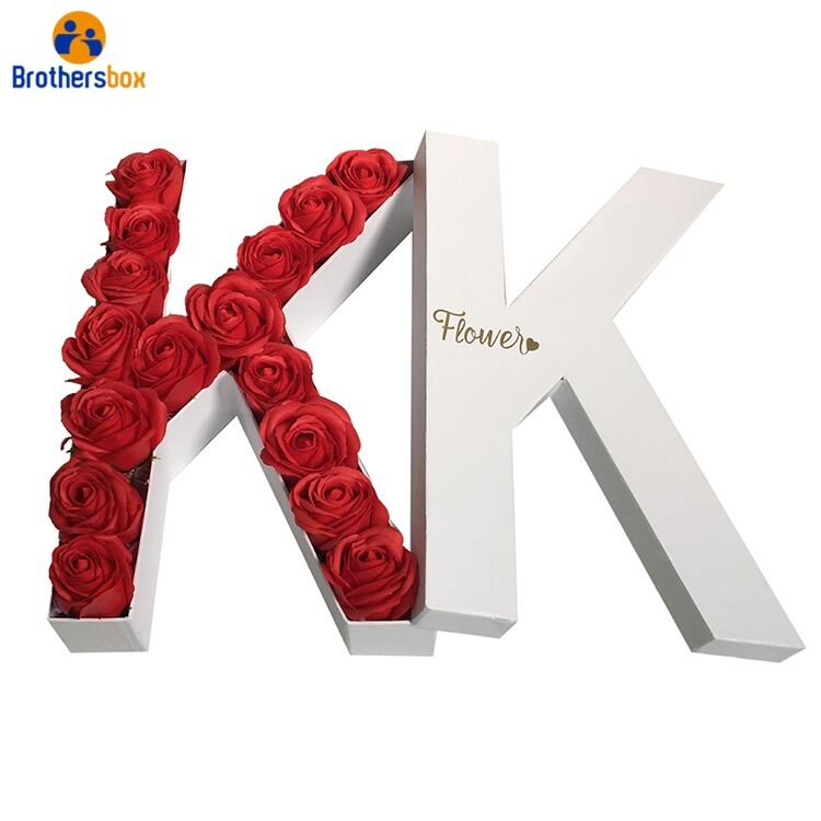 Creative Letter Printed Gift Box / Custom Unique Shape Gift Box supplier