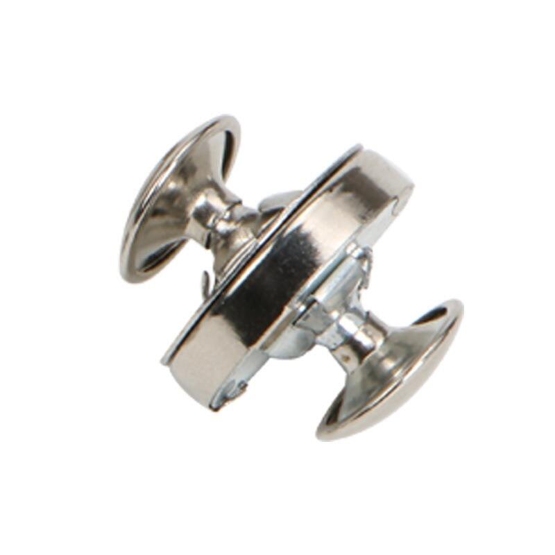 14mm double rivet metal magnet snap button clasp
