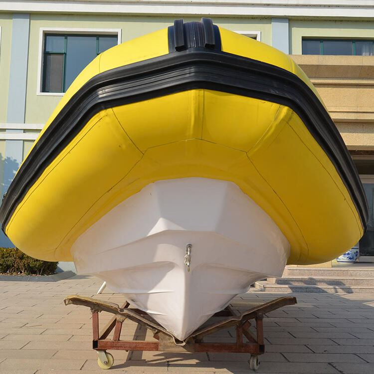 fiberglass semi-rigid inflatable fiberglass boat 700 Tourist boat yacht manufacture