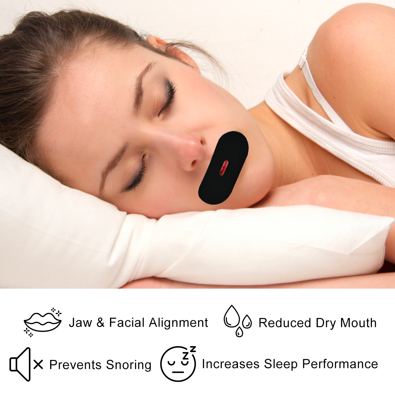 Anthrive New Arrival 30Pcs Sleep Strips Bamboo Silk Improves Hypoallergenic Sleep Anti Snoring Mouth Tape For Sleeping With Hole factory