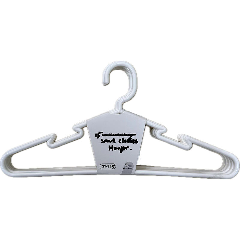 SOLELY SY855 15 Inch 38.5cm Wrinkle-Free Non-Slip Plastic Hanger with Windproof Skirt Hook for Clothing Storage Wardrobe Balcony factory