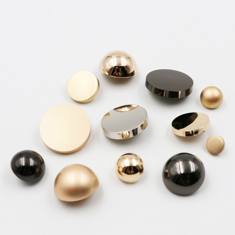 Quality warranty zinc alloy flat or dome shank button for clothes