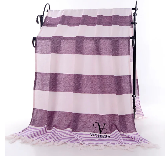 Turkish Beach Towel Turkish Striped Tassel Cotton Bath Towel Travel Gym Camping Bath Towel Beach Blanket Cloth Mat HamammTowel manufacture