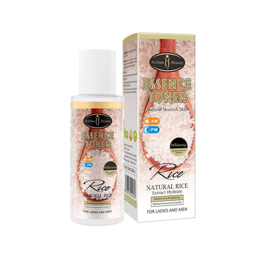 Aichun Beauty 100ml  Natural Nourish Moisoutrizer Best Rice Whitening Face Toner For Skin Care