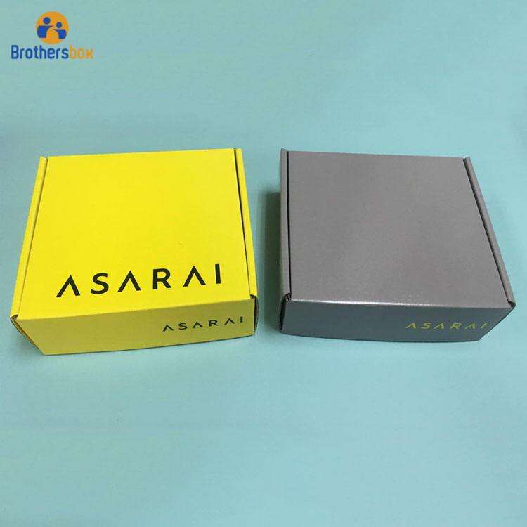 Custom Packaging Shipping Boxes / Full Printing Foldable Corrugated Paper Box factory