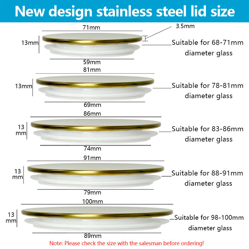 Stainless steel seal lid details