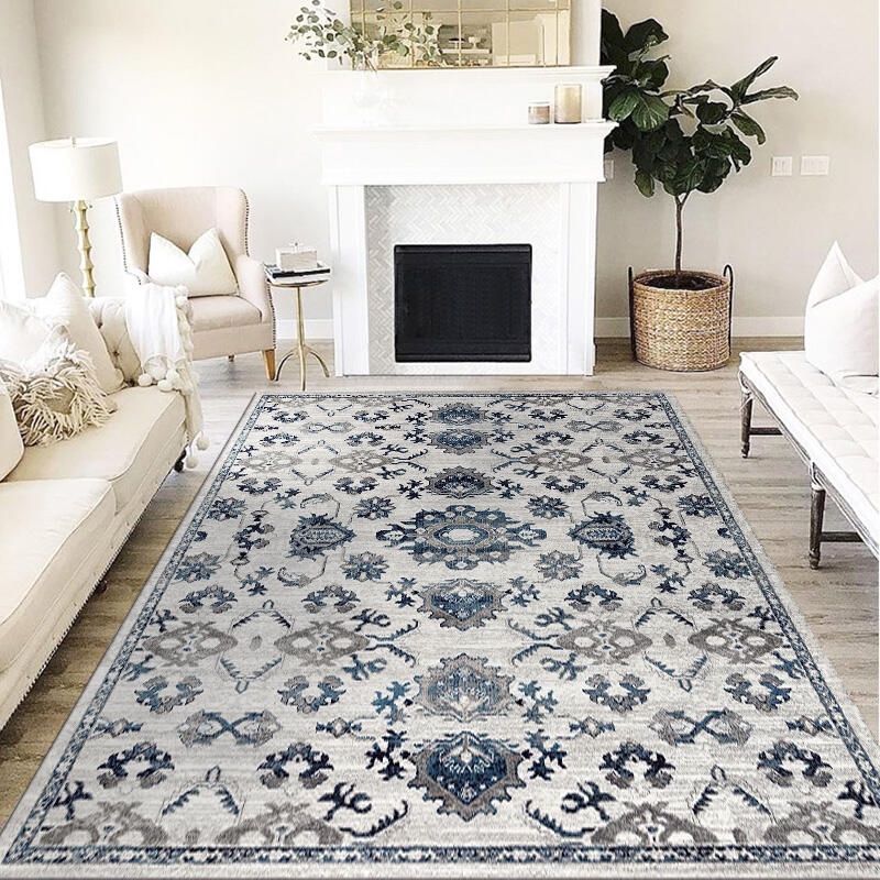 Home Decorative Area Rug Polyester Printed for Living Room details