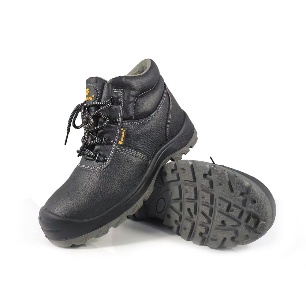 VITOSAFE Cheap Price High Quality Anti-slip Steel Toe Work Safety Shoes Boots For Men factory