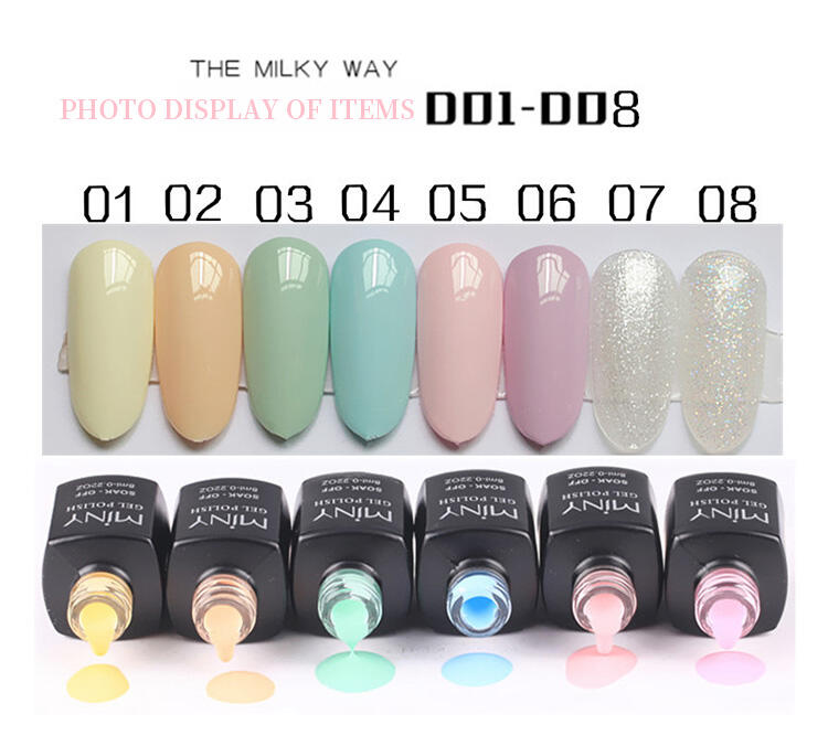 HONEY GIRL High Quality Macaron Color Gel Nail Polish Set Manicure Salon UV LED Home DIY Nail Art Set manufacture