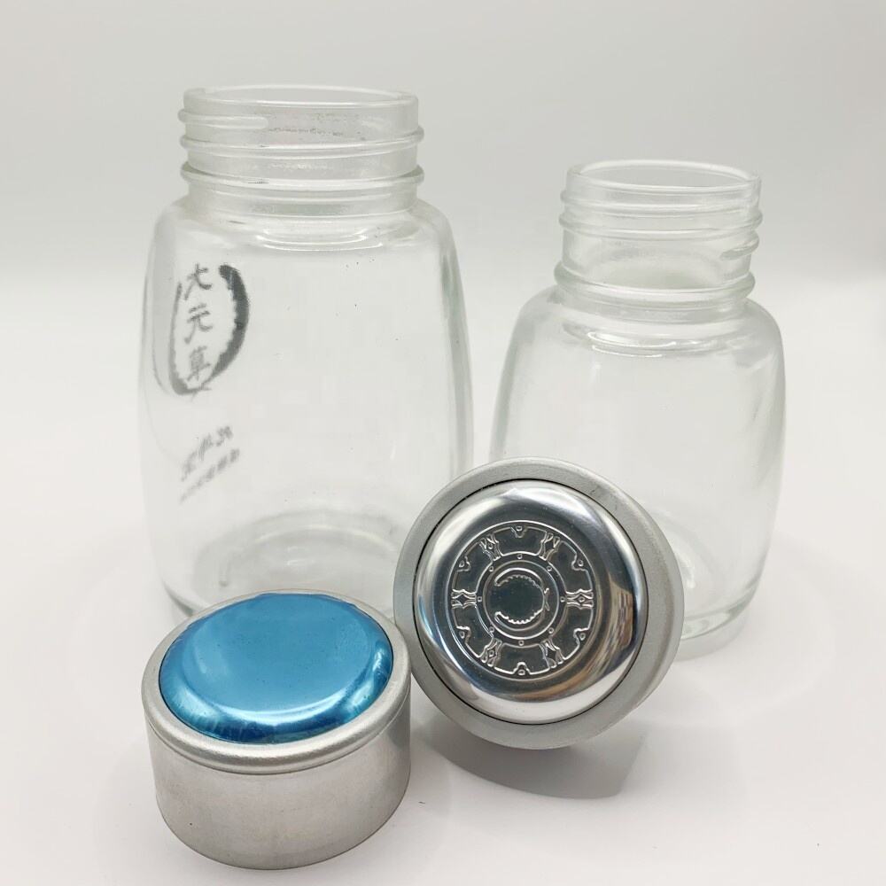 High quality glass bottle acrylic plastic bottle transparent capsule bottle for saffron details