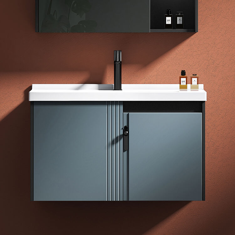 vanity modern bathroom wall mounted cabinet bathroom vanity with mirror manufacture