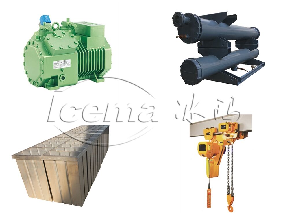 Industrial 5 tons per day ice block making machine factory