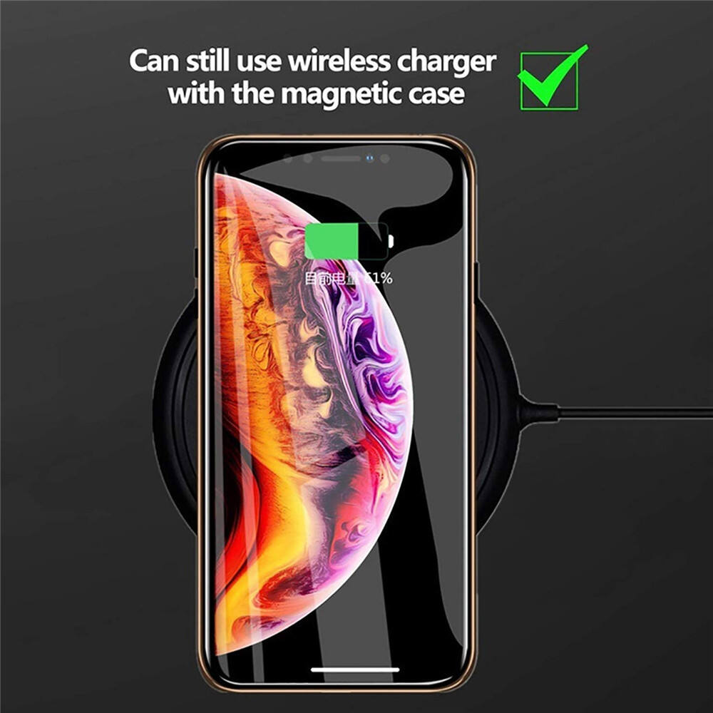 2020 Anti-peep Magnetic Case for iPhone X/Xs Xr/Xs Max Anti Peeping Magnetic Adsorption Double-Sided Privacy details