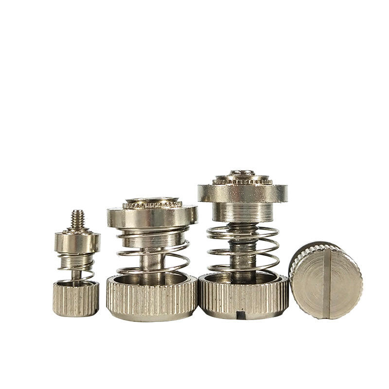 Floatng Style Panel Fastener Captive Spring Screw  thumb screws stainless steel  captive panel screws. supplier