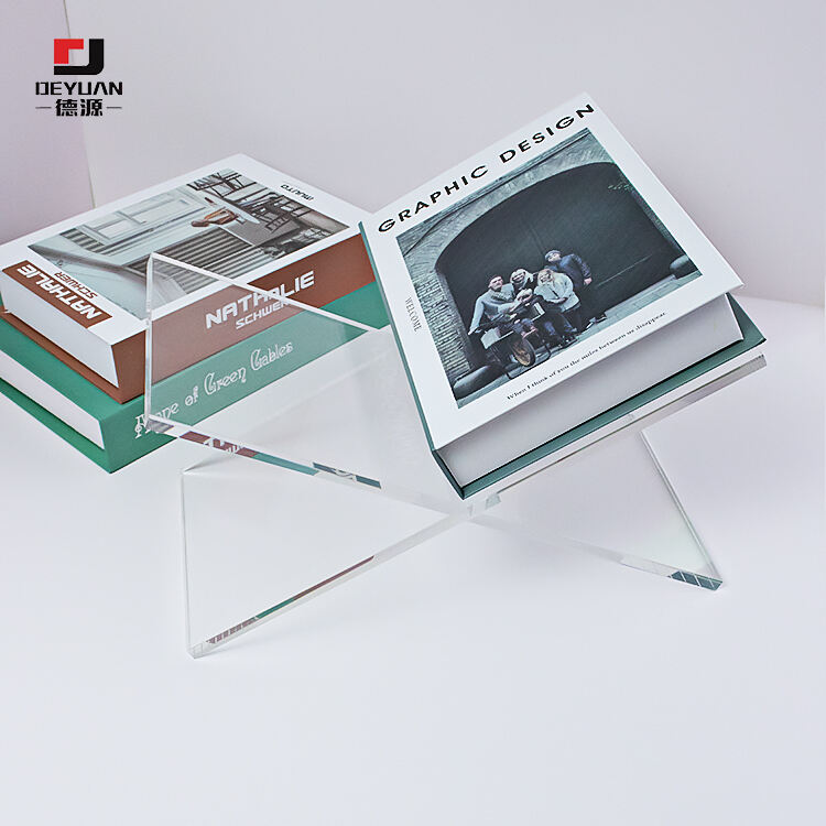 Acrylic Book Stand Clear Book Holder for Reading X Shaped Book Stand for Reading Textbooks,Magazines,R supplier