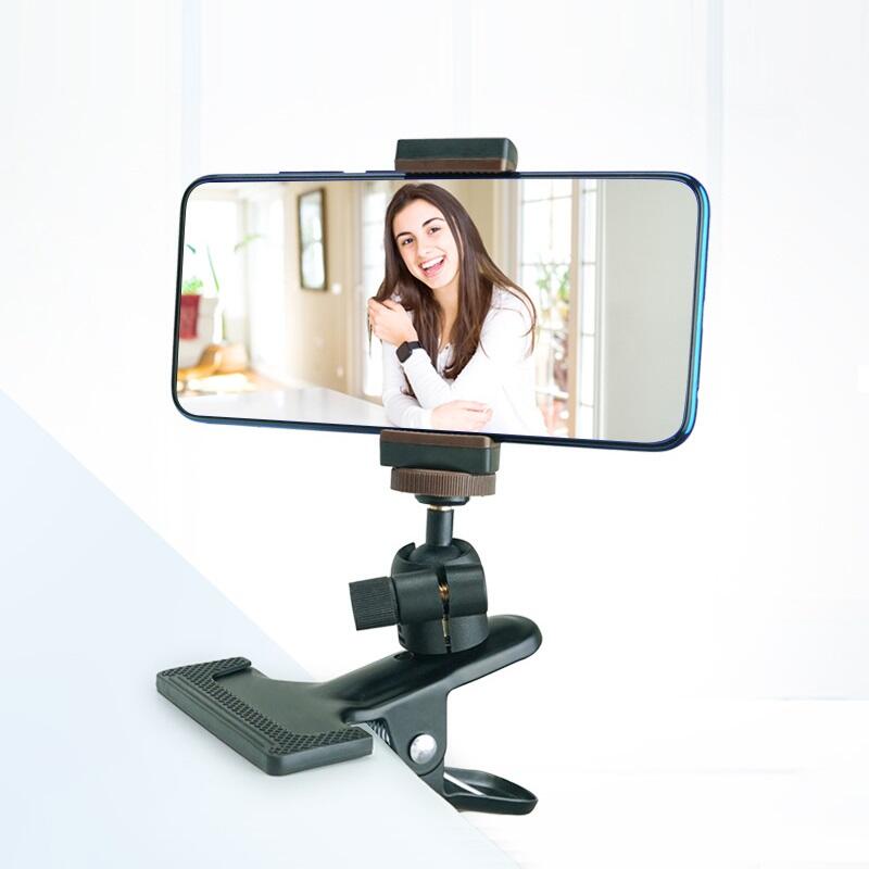 KSM-PH01 Phone & Tablet Holder for Wheelchair, Adjustable Tablet Stand for Electric Wheelchair and Mobility Scooter